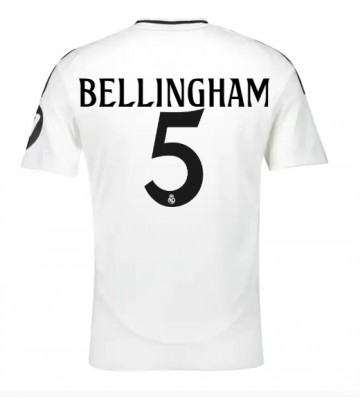 Real Madrid Jude Bellingham #5 Primera Equipación 2024-25 Manga Corta